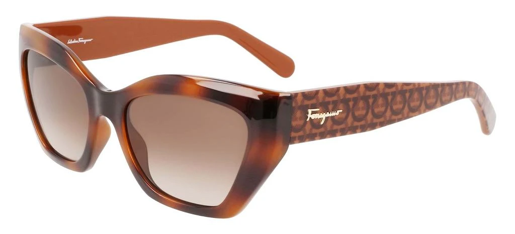 商品Salvatore Ferragamo|Ferragamo Women's 54mm Classic Tortoise Sunglasses,价格¥663,第1张图片