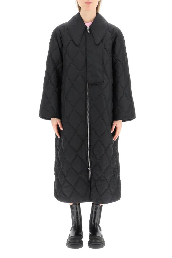 Ganni quilted ripstop coat商品第2张图片规格展示
