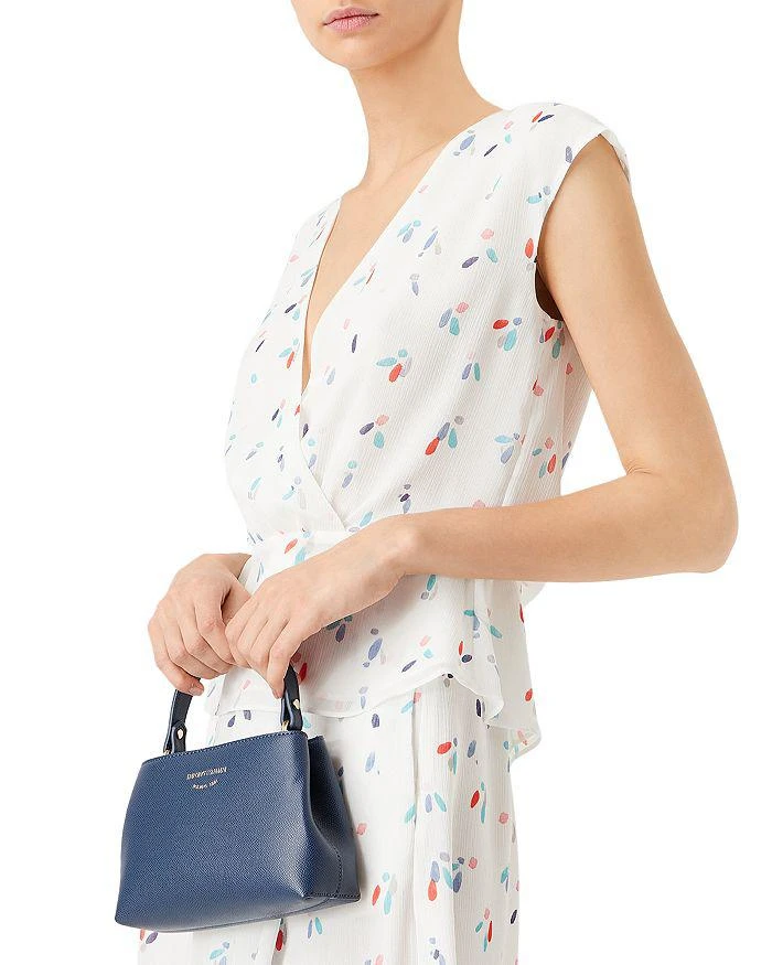 商品Emporio Armani|Crossover Peplum Top,价格¥1318,第3张图片详细描述