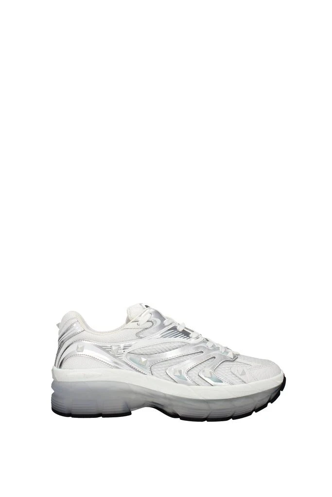 商品Valentino|Sneakers ms 2960 Fabric White Silver,价格¥6032,第1张图片