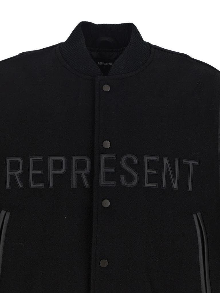商品Represent|Logo Applique Bomber Jacket,价格¥2210,第5张图片详细描述