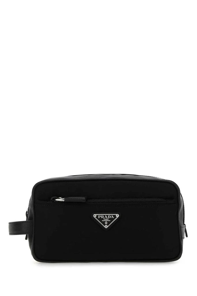 商品Prada|Prada Logo Plaque Travel Pouch,价格¥5488,第1张图片