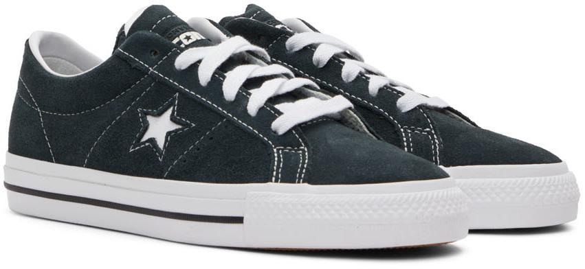 商品Converse|Green Suede One Star Pro Sneakers,价格¥576,第6张图片详细描述