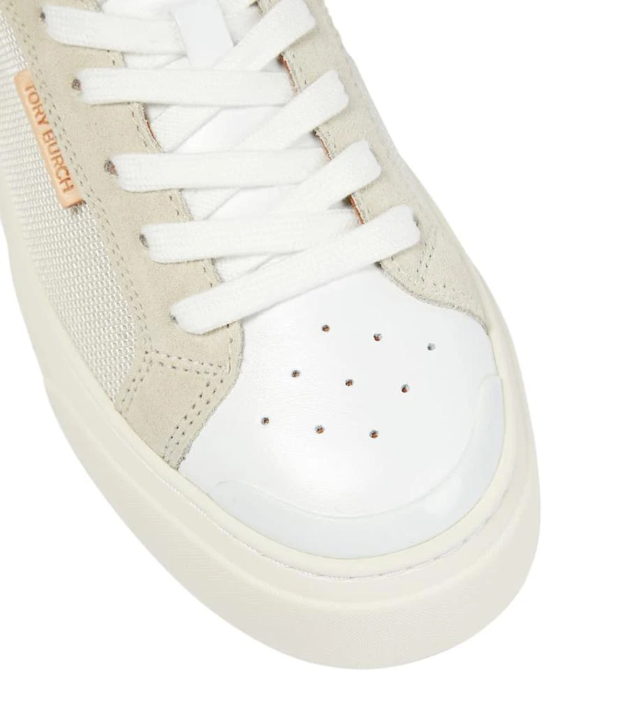 Ladybug leather, suede, and mesh sneakers 商品