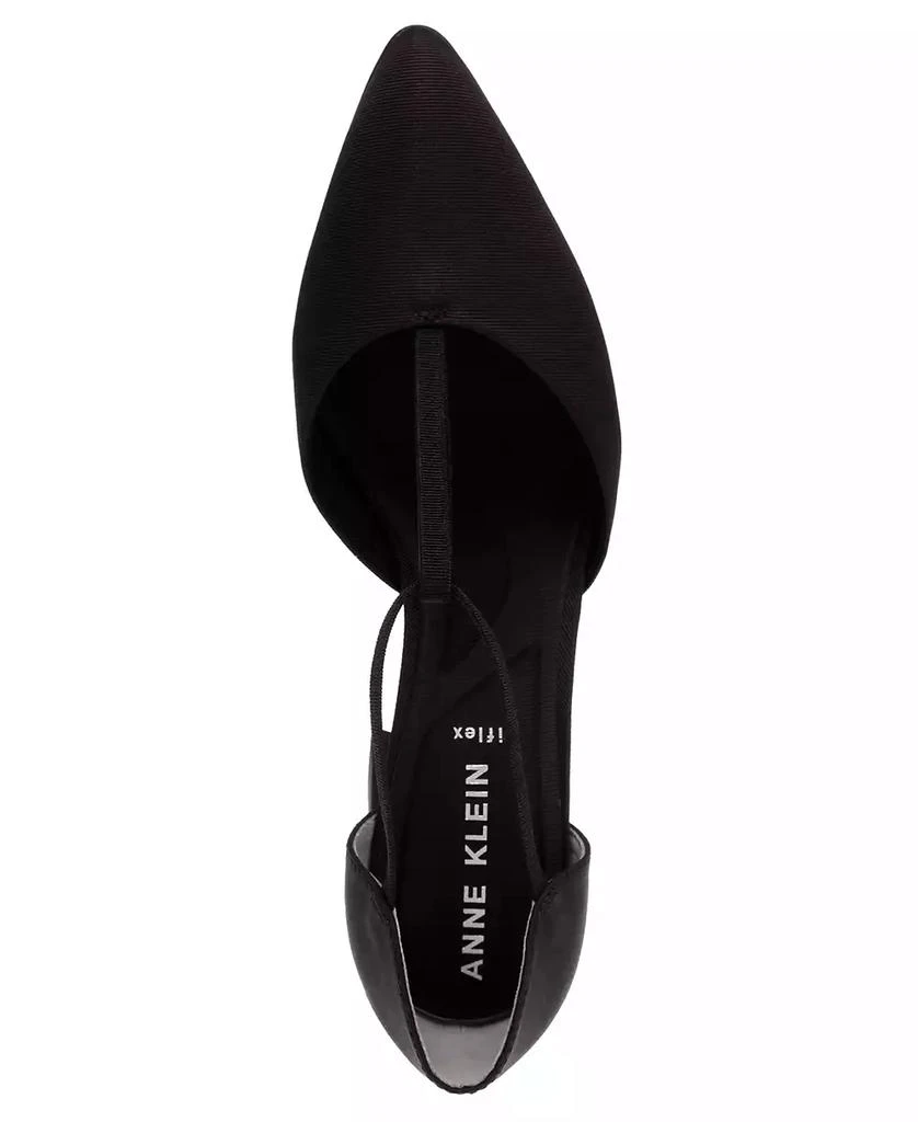 商品Anne Klein|Women's Barclay Pointed Toe T Strap Block Heel Pumps,价格¥673,第4张图片详细描述