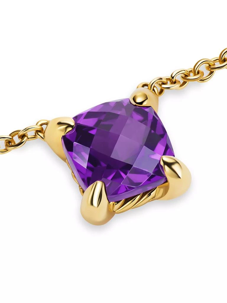 商品David Yurman|Micro Chatelaine Pendant Necklace in 18K Yellow Gold,价格¥5985,第5张图片详细描述
