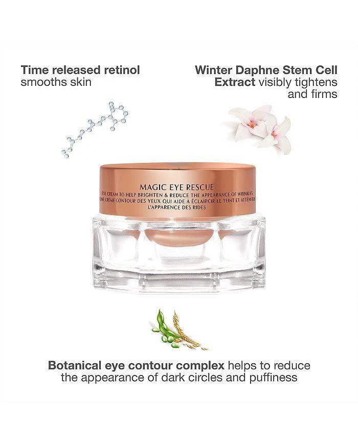 商品Charlotte Tilbury|Magic Eye Rescue Cream with Retinol Refill 0.5 oz.,价格¥445,第5张图片详细描述