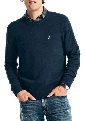 商品Nautica|Sustainably Crafted Crew Neck,价格¥164,第1张图片