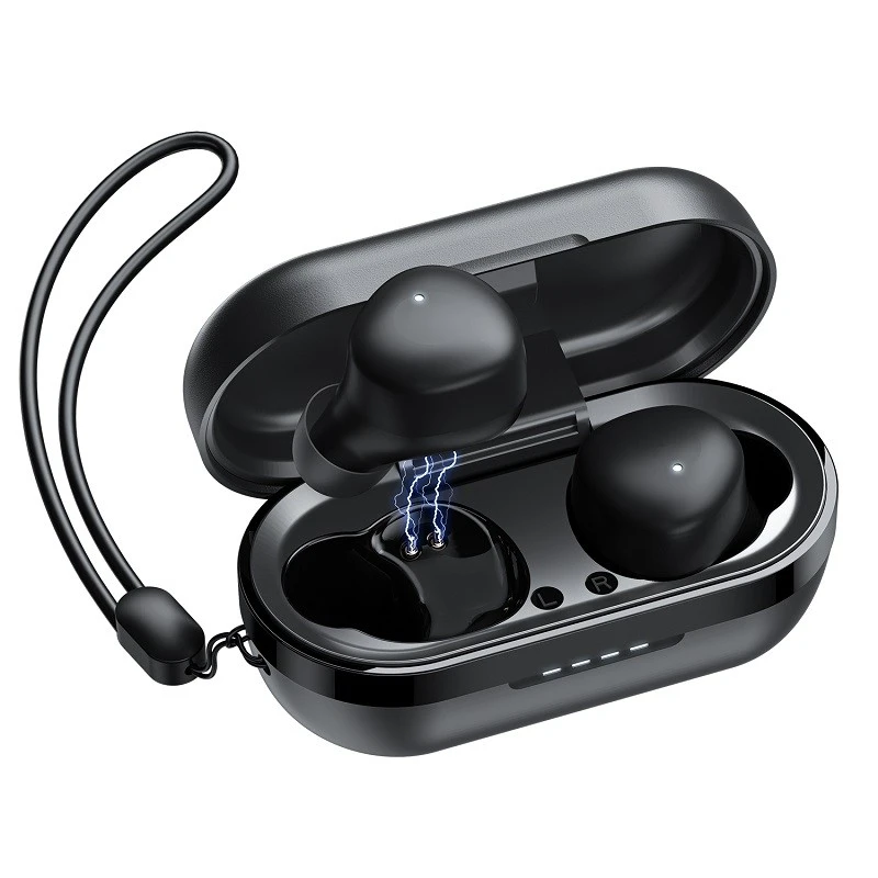 商品[国内直发] JOYROOM|机乐堂（JOYROOM） JR-TL1 Pro TWS蓝牙耳机可无线充电蓝牙5.1小巧便携手机通用 黑色,价格¥425,第1张图片