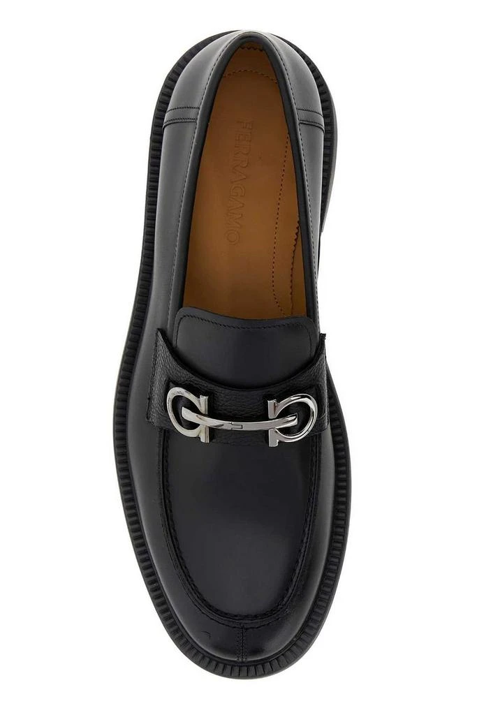 商品Salvatore Ferragamo|Ferragamo Gancini-Buckle Slip-On Loafers,价格¥3011,第3张图片详细描述