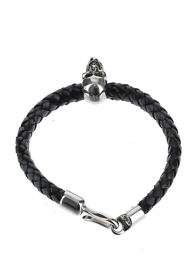 商品Alexander McQueen|Skull Leather Bracelet,价格¥694,第2张图片详细描述