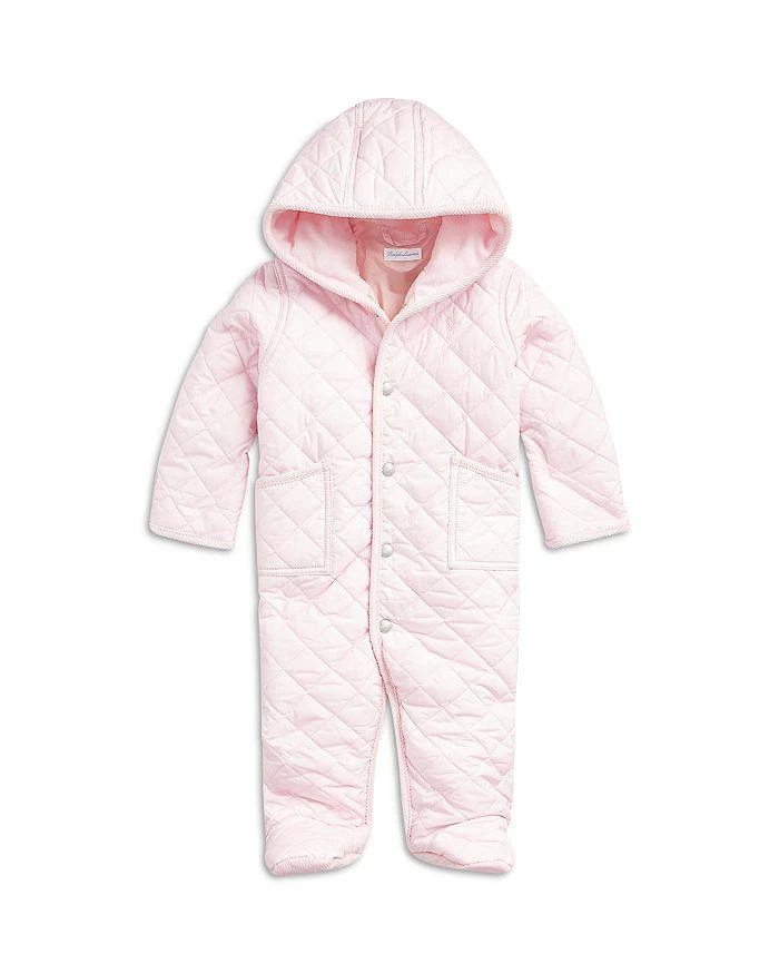 商品Ralph Lauren|Polo Unisex Quilted Hooded One Piece - Baby,价格¥1016,第1张图片详细描述