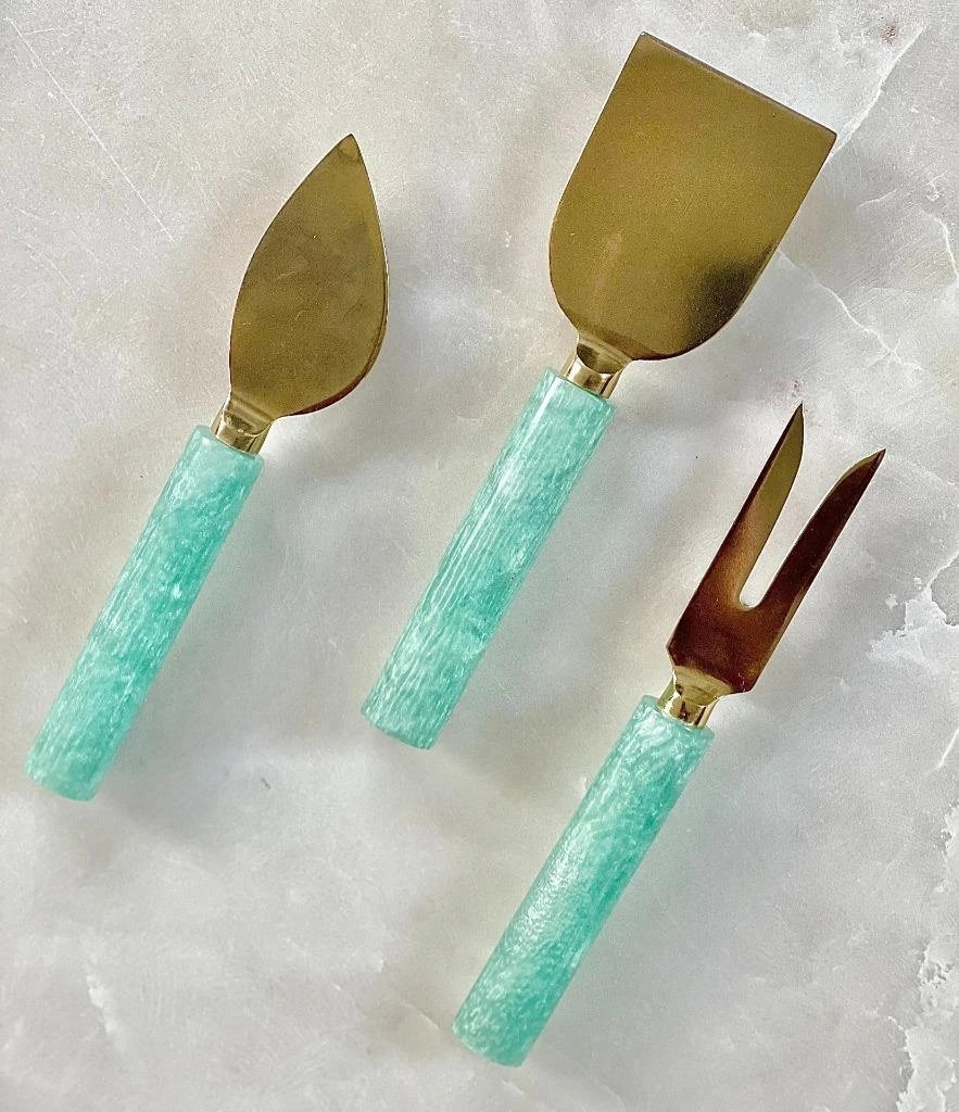 商品Tiramisu|Blue Resin & Steel Cheese Tools,价格¥317,第1张图片
