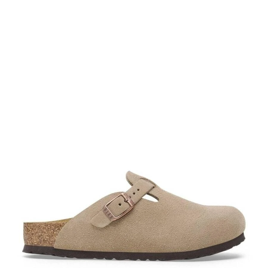 商品Birkenstock|Kids Suede Leather Boston Clogs,价格¥513,第1张图片