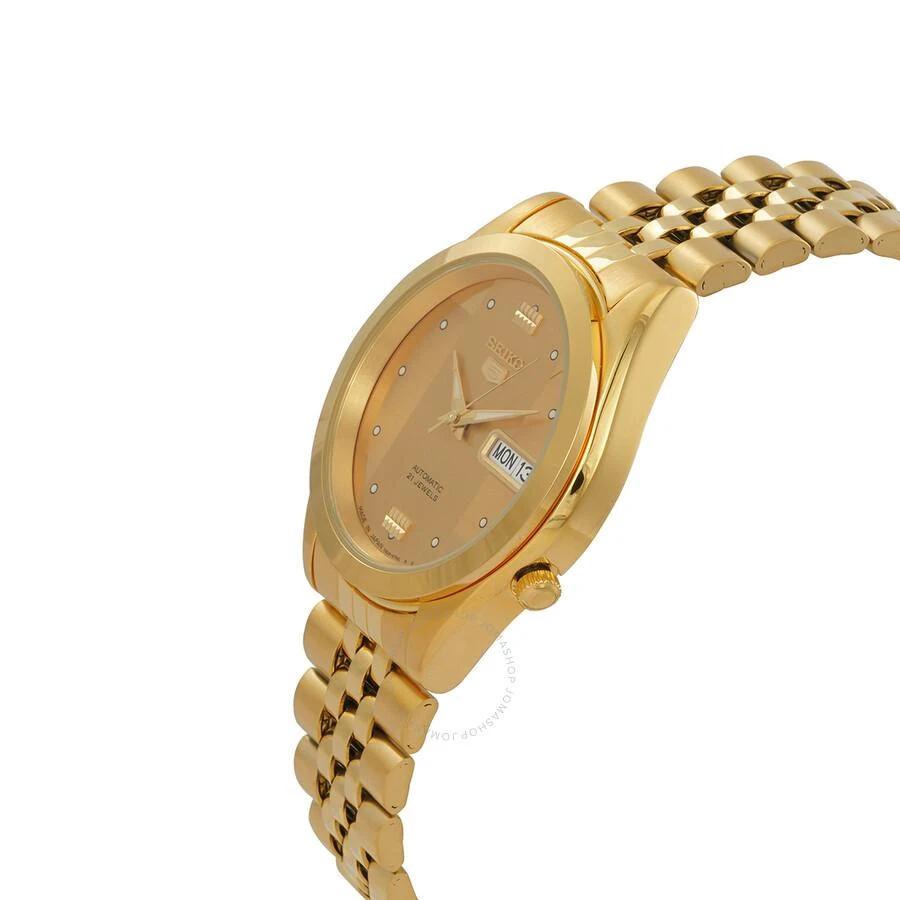 商品Seiko|5 Automatic Gold Dial Men's Watch SNKC12J1,价格¥1296,第2张图片详细描述