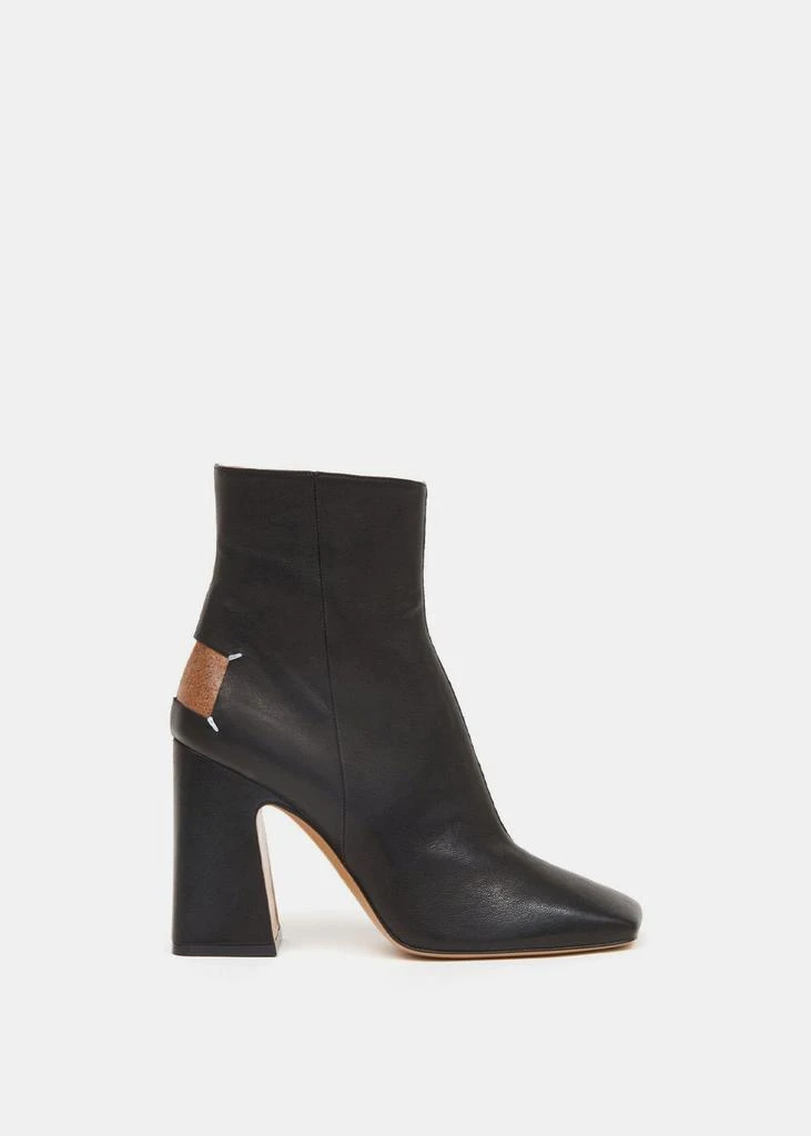 商品MAISON MARGIELA|Maison Margiela Black 4 Stitches Decortiques Ankle Boots,价格¥3051,第1张图片