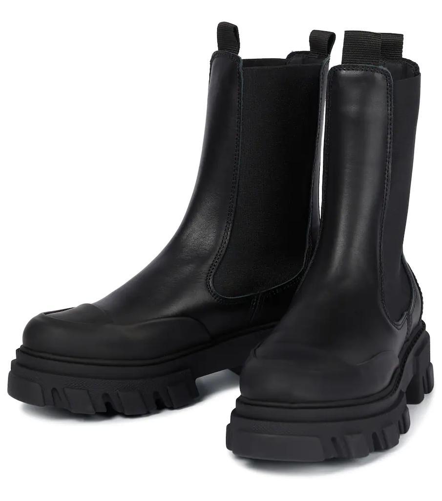 商品Ganni|Leather Chelsea boots,价格¥3079,第7张图片详细描述