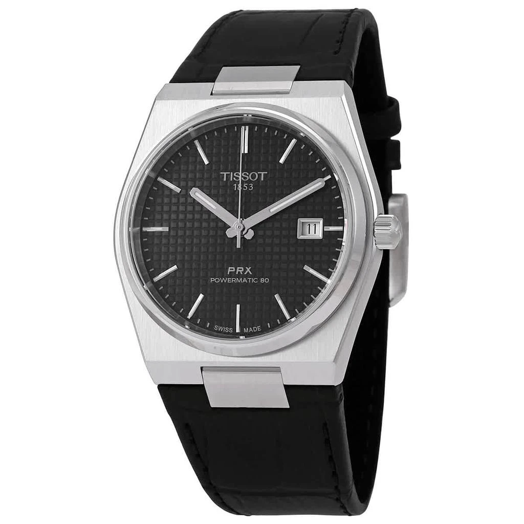 商品Tissot|PRX Powermatic 80 Automatic Black Dial Men's Watch T1374071605100,价格¥3524,第1张图片