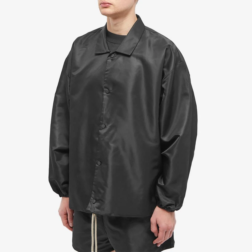 商品Essentials|Fear of God ESSENTIALS Core 23 Coach Jacket - Black,价格¥1377,第2张图片详细描述