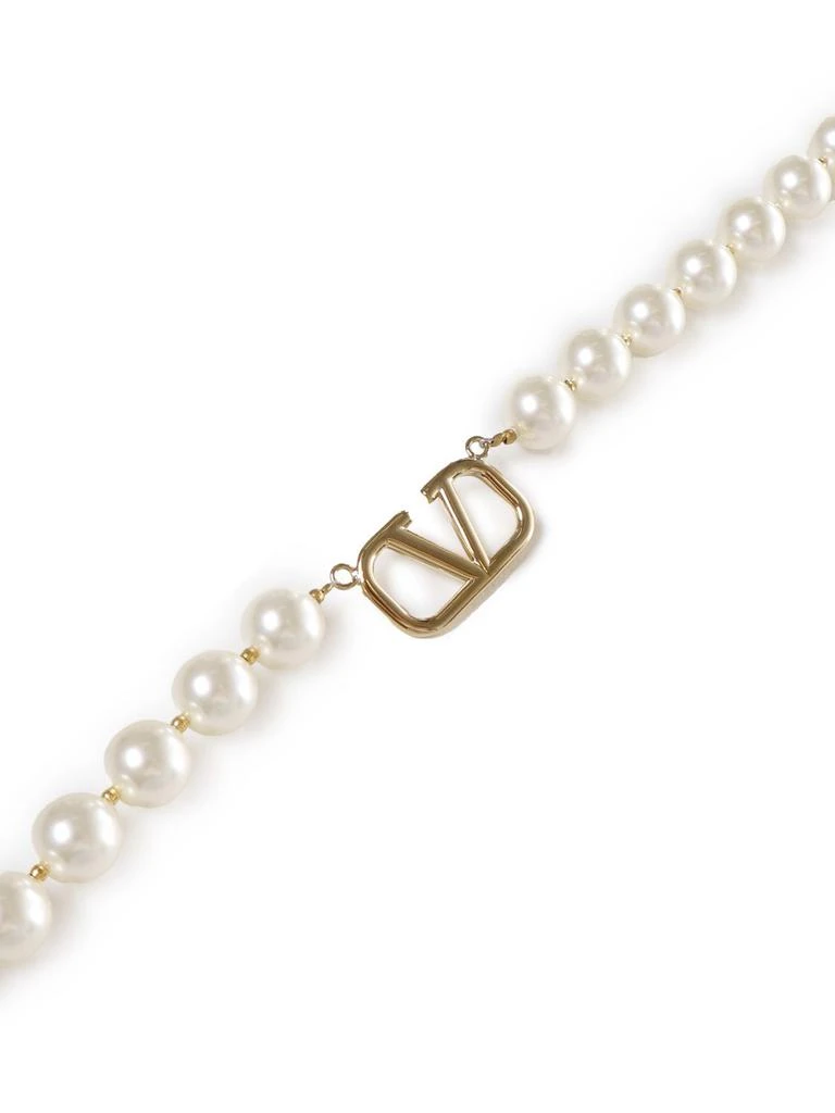 商品Valentino|Valentino VLogo Pearl Necklace,价格¥3486,第2张图片详细描述