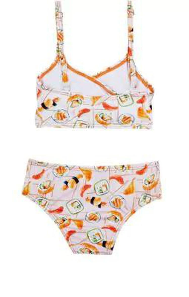 商品Submarine|Sushi-Pattern Two-Piece Swimsuit,价格¥685,第2张图片详细描述