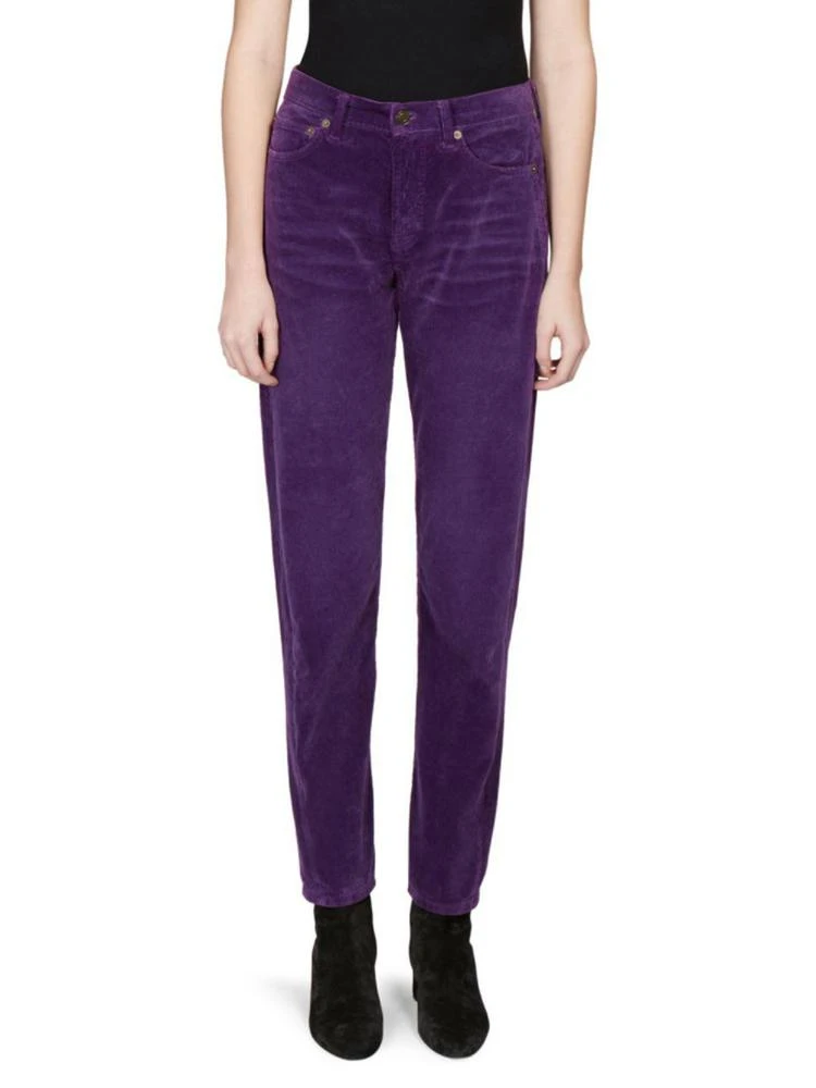 商品Yves Saint Laurent|Saint Laurent - Slim-Fit Corduroy Jeans,价格¥1546,第1张图片