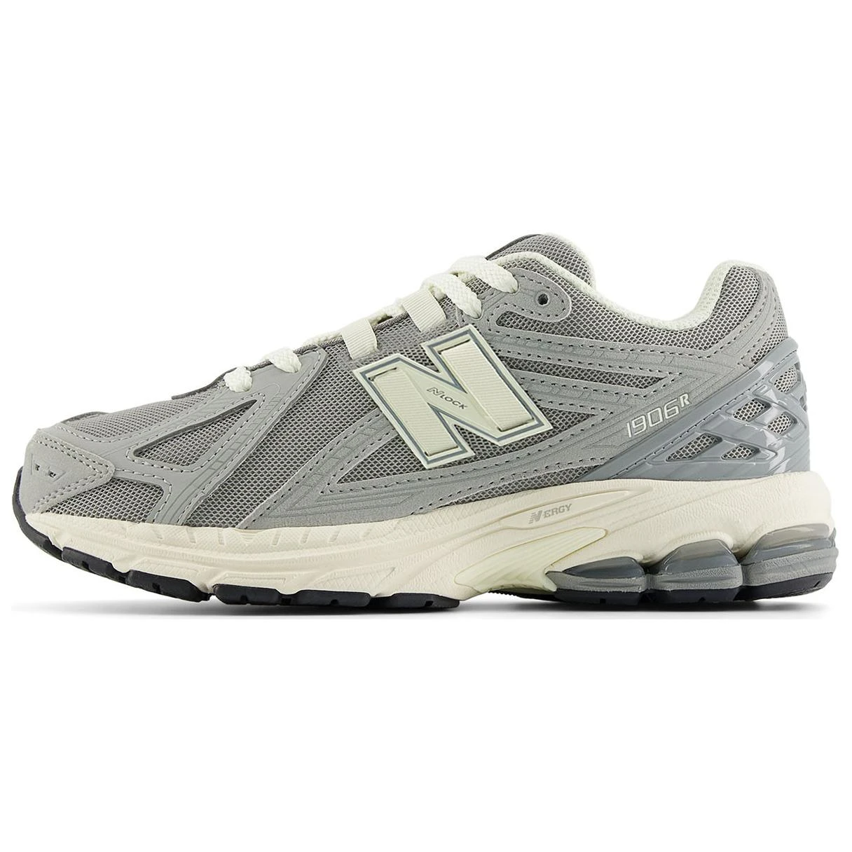 商品[国内直发] New Balance|[预售3天]NB 1906R 舒适简约 防滑耐磨 低帮 儿童休闲鞋 灰色 青少年,价格¥634,第1张图片