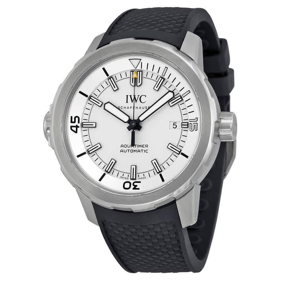 商品IWC Schaffhausen|Aquatimer Automatic Silver Dial Black Rubber Mens Watch IW329003,价格¥32853,第1张图片
