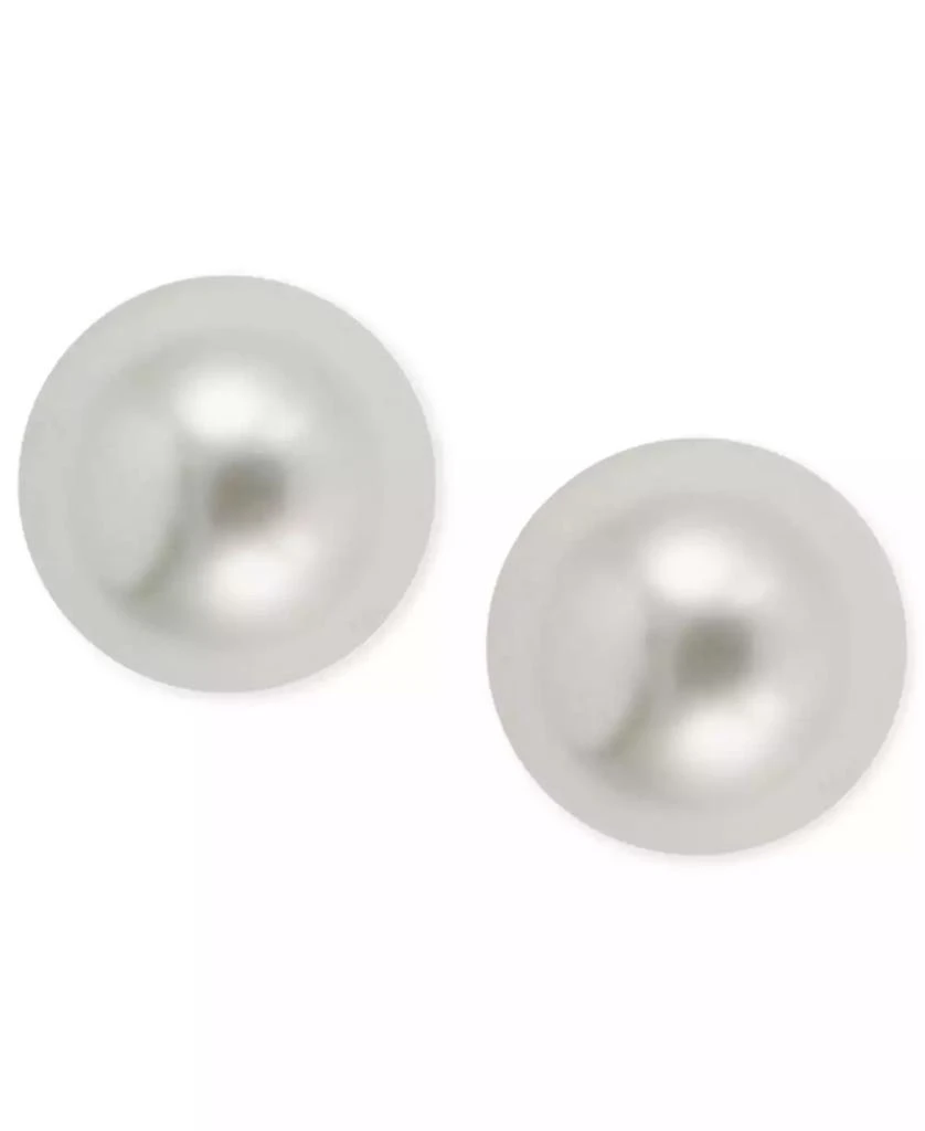 商品Anne Klein|GOLD-TONE 10MM IMITATION PEARL STUD EARRINGS,价格¥123,第1张图片