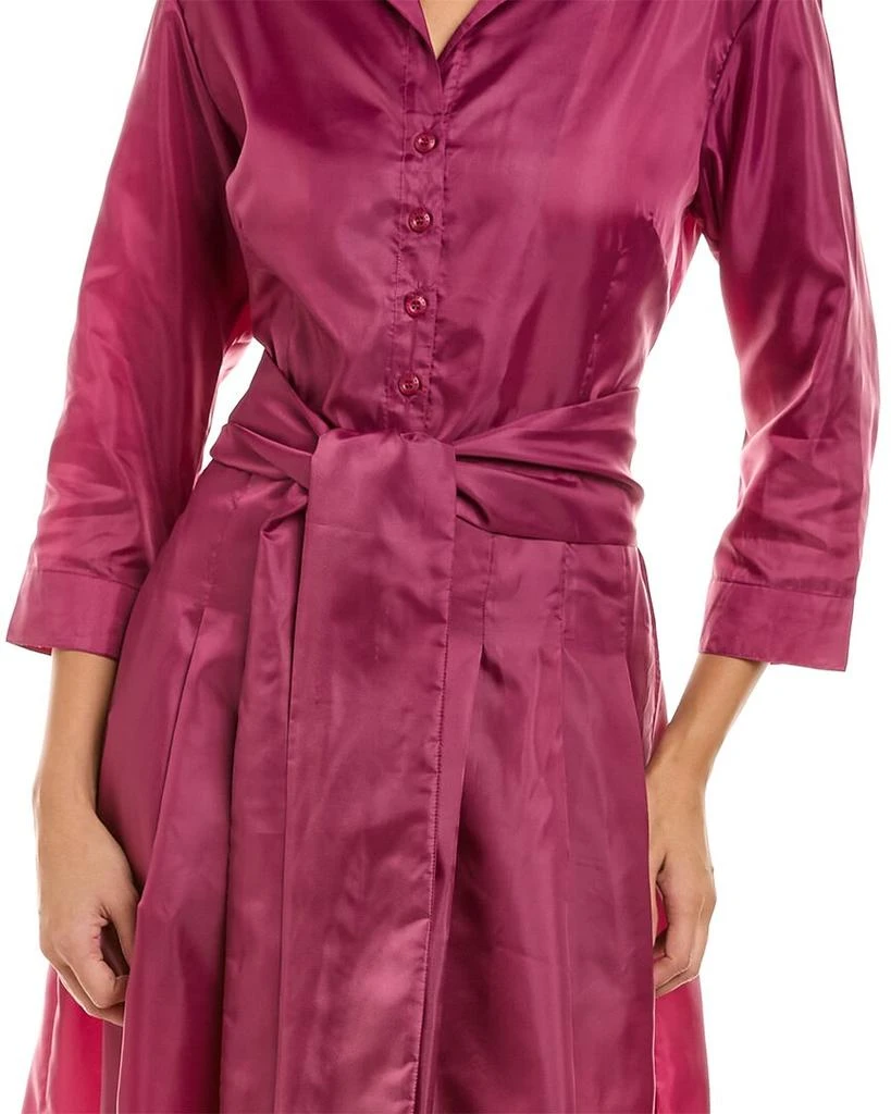 商品SAMANTHA SUNG|Samantha Sung Audrey 3 Silk Shirtdress,价格¥3155,第3张图片详细描述