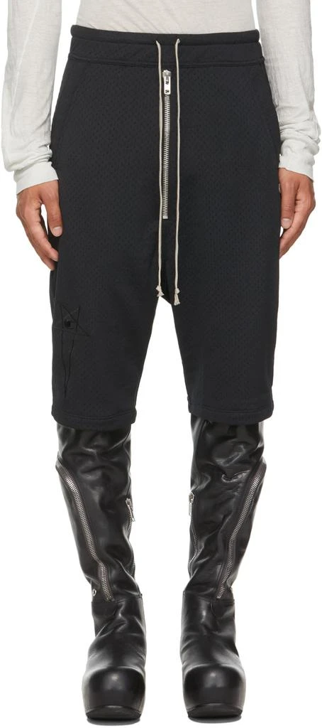 商品Rick Owens|Black Champion Edition Mesh Bela Shorts,价格¥1323,第1张图片