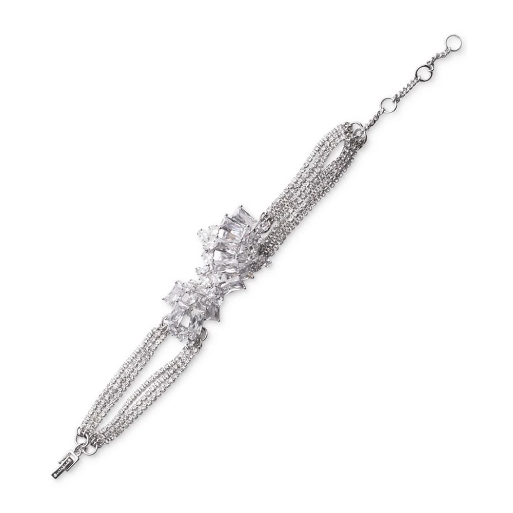 商品Givenchy|Silver-Tone Crystal Cluster Multirow Flex Bracelet,价格¥474,第1张图片