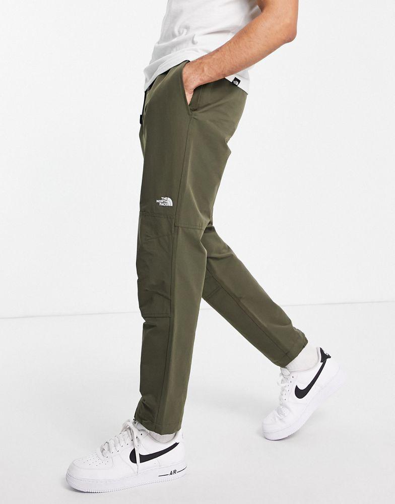 The North Face Woven pull on trousers in green商品第1张图片规格展示