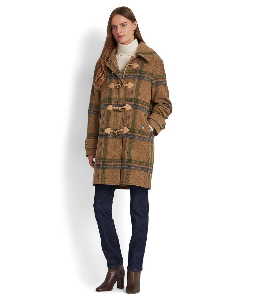 商品Ralph Lauren|Plaid Tweed Coat,价格¥5173,第1张图片