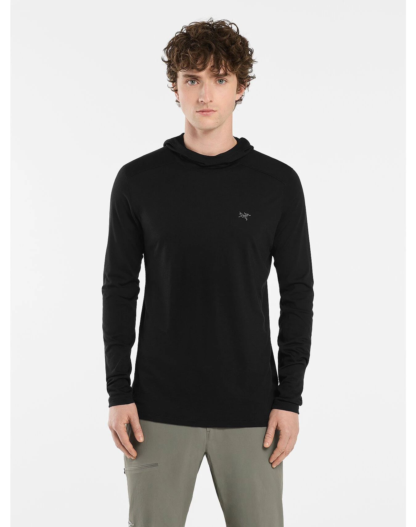 商品Arc'teryx|Arc'teryx 男士户外T恤 X000006851BLACK 黑色,价格¥1545,第3张图片详细描述