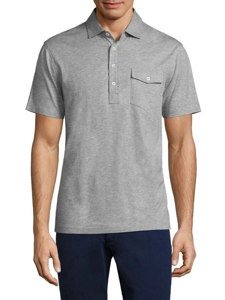 商品Ralph Lauren|Lisle Heathered Cotton Polo,价格¥388,第1张图片