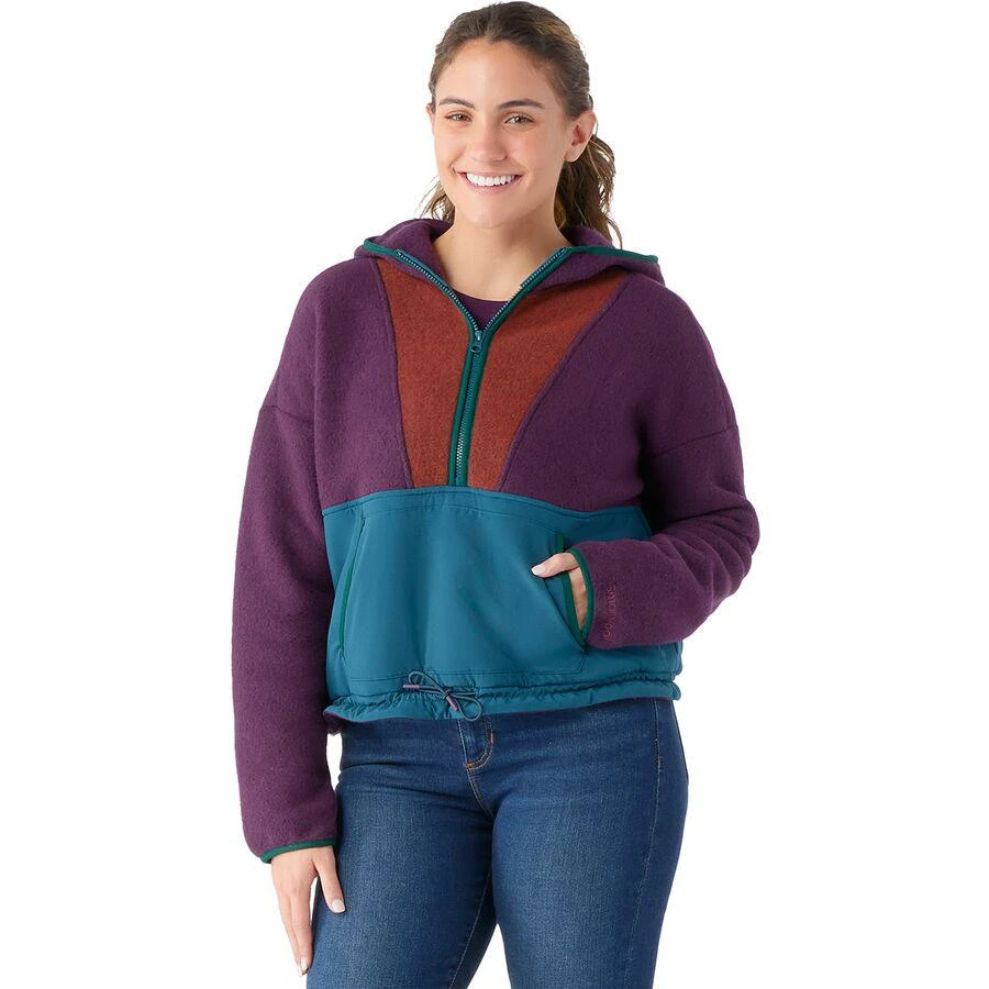 商品SmartWool|Hudson Trail Fleece Cropped Hoodie - Women's,价格¥1381,第1张图片