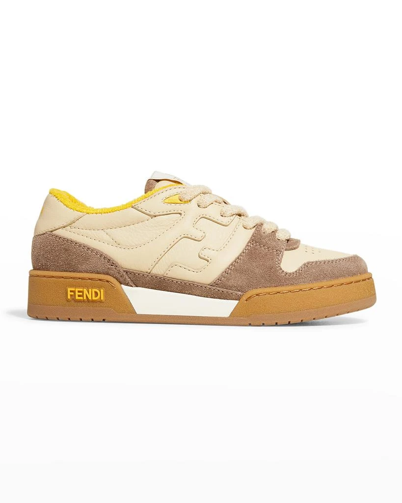 商品Fendi|Match Mixed Leather FF Sneakers,价格¥7115,第1张图片