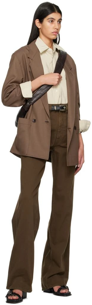 商品Lemaire|Brown Workwear Blazer,价格¥2818,第4张图片详细描述