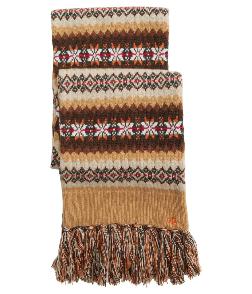 商品Ralph Lauren|Multi Fair Isle Scarf,价格¥736,第2张图片详细描述