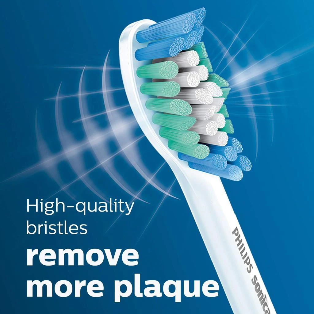 商品Philips Sonicare|Philips Sonicare Genuine SimplyClean Replacement Toothbrush Heads, 5 Brush Heads, White, HX6015/03,价格¥170,第4张图片详细描述