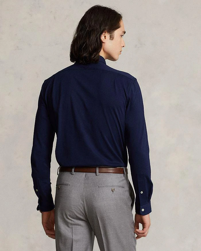 商品Ralph Lauren|Cotton Jersey Button Down Shirt ,价格¥949,第3张图片详细描述