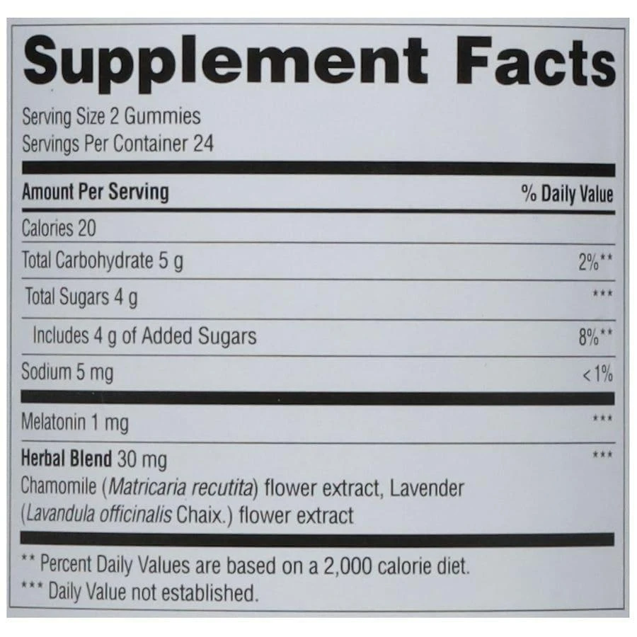 商品Walgreens|Children's Sleep Pure Gummies Melatonin 1 mg Berry,价格¥112,第5张图片详细描述