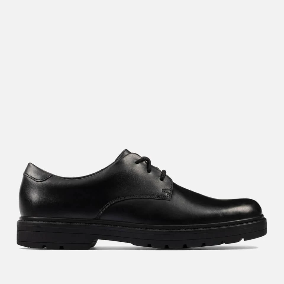 商品Clarks|CLARKS YOUTH LOXHAM LEATHER DERBY SHOES,价格¥347,第1张图片