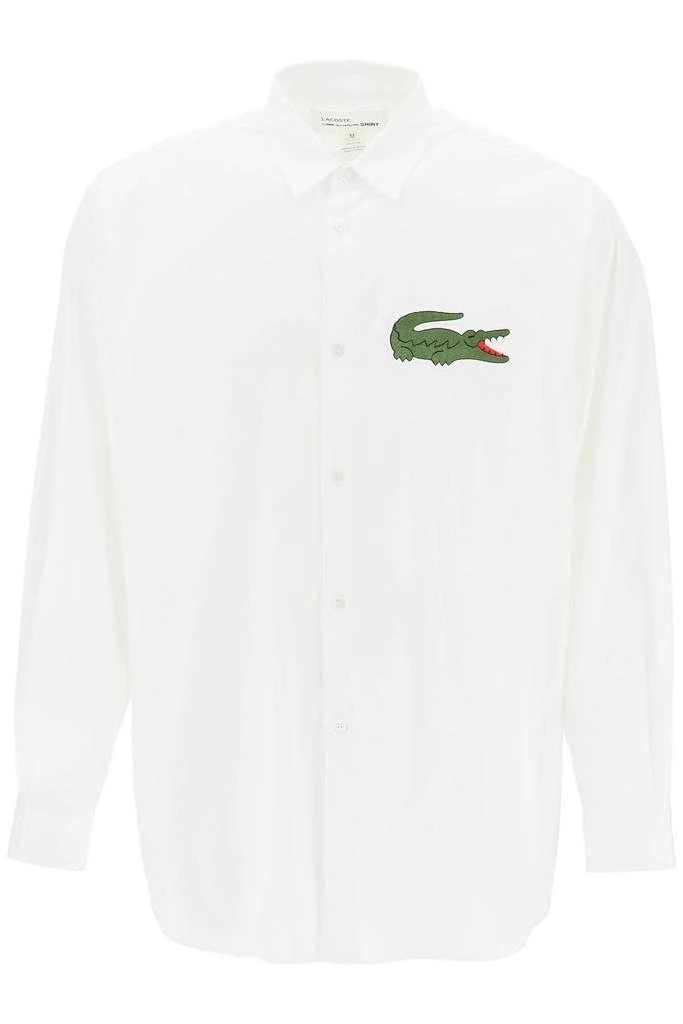 商品Comme des Garcons|x lacoste oversized shirt with maxi patch,价格¥1193,第1张图片