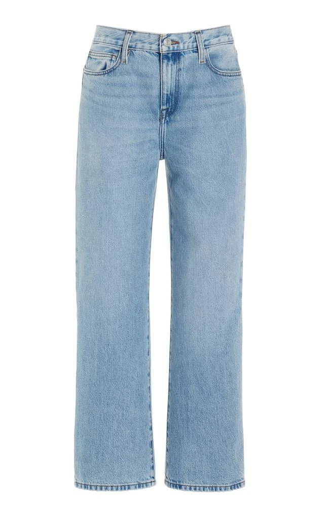 商品FRAME|FRAME - Le Jane Rigid High-Rise Cropped Straight-Leg Jeans - Blue - 24 - Moda Operandi,价格¥2189,第1张图片