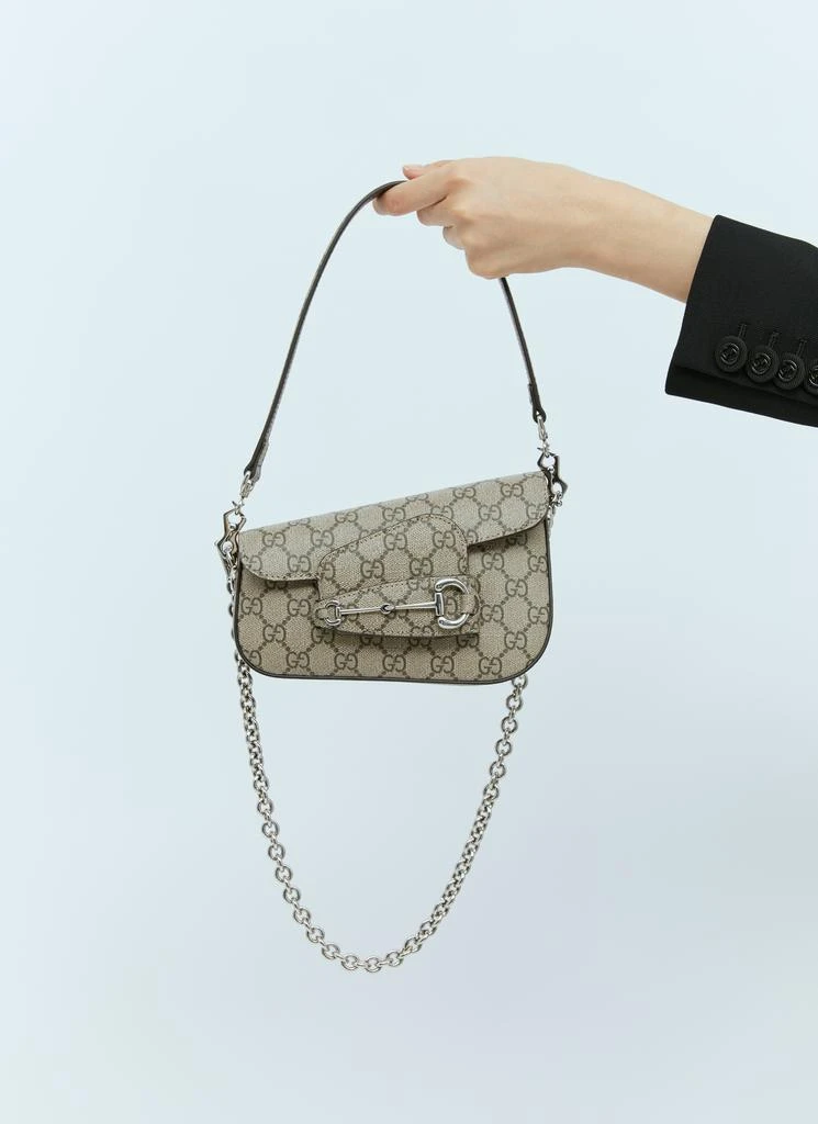 商品Gucci|Horsebit 1955 Mini Shoulder Bag,价格¥17383,第1张图片