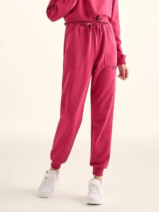 商品CORALIQUE|Good Vibe Jogger Pants (Cranberry),价格¥424,第1张图片