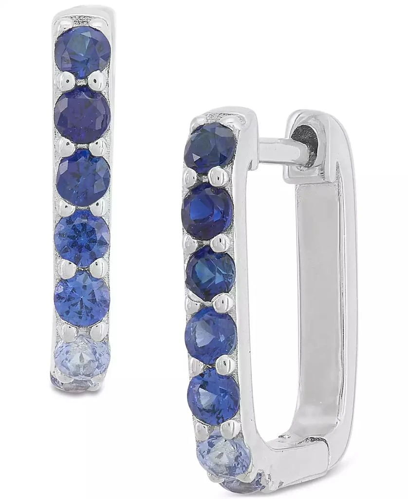 3-Pc. Set Lab-Created Sapphire Stud & Hoop Earrings (3-3/4 ct. t.w.) in Sterling Silver 商品