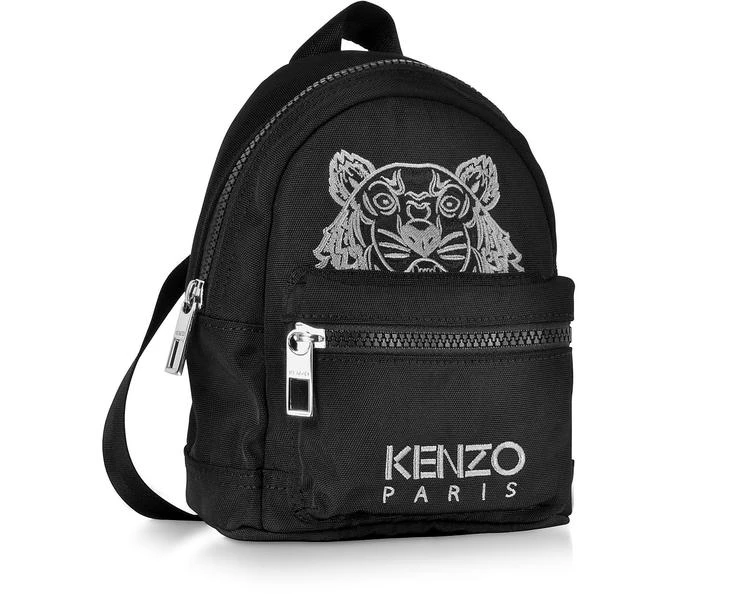 商品Kenzo|黑色虎头尼龙迷你双肩包,价格¥1071,第2张图片详细描述